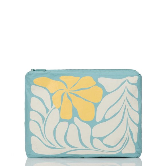NWT Aloha Collection Sandstone/Tide Swish Mid Pouch - Picture 1 of 6